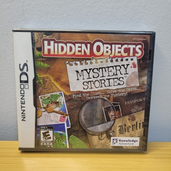 Hidden Objects Mystery Stories Nintendo DS 2010 Brand New Sealed - Picture 1 of 3